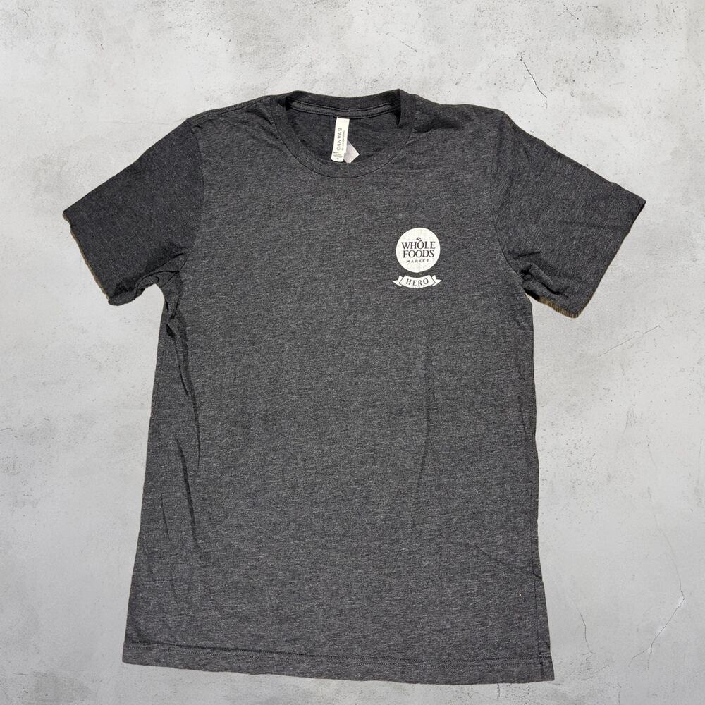 🥑 Whole Foods Team Member Shirt Market Hero Hardcore Graphic Employee Tee 🖤